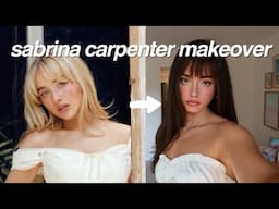 Transforming into Sabrina Carpenter | Hair, makeup and outfit inspired by Sabrina Carpenter