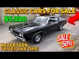 20 Fantastic Classic Cars Under $15,000 Available on Craigslist and Facebook Marketplace! Great Cars