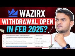 Wazirx withdrawal open in February 2025? | No tax on Bitcoin | wazirx news today