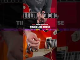 Times Like These Foo Fighters #guitarlessons