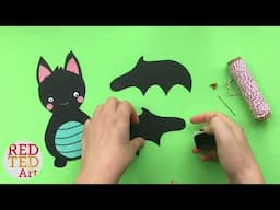 Paper Bat Puppet with Printable