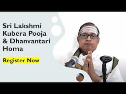 Lakshmi Kubera Pooja and Dhanvantari Homa for Deepavali | Register Now | The Ghanapati