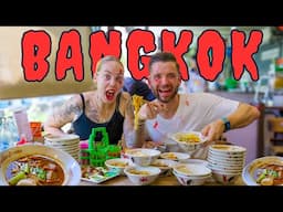 BANGKOK NOODLE SOUP CHALLENGE 🇹🇭 Halloween Special! (Victory Monument)