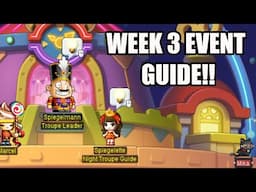 MapleStory Night Troupe Event Guide Week 3?? ITS BUGGED!