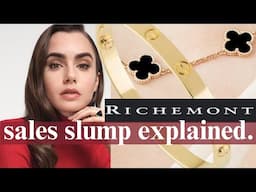 What is HAPPENING to Cartier and Van Cleef & Arpels? Richemont Profit Slump Explained⬇️