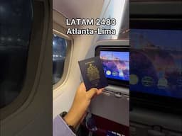 🇺🇸🇵🇪 LATAM AIRLINES | Atlanta to Lima | Economy Class Trip Report | #peru