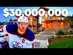 Connor McDavid & His STUNNING Edmonton Mansion