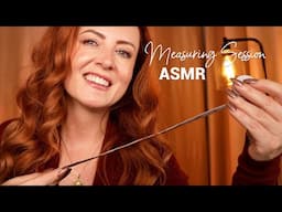 ASMR Measuring Session 💤 Sleepy Speaking, Typing, Writing and Tape Sounds