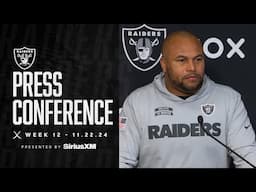 Coach Pierce Presser - 11.22.24 | Raiders | NFL