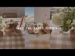 Fall Style | Set The Table (2 ways!) Fall Style