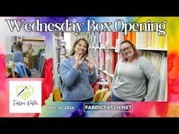 Wednesday Box Opening - Color Class, blenders, FREE patterns and SOOO much more!!