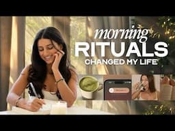 I quit morning routines and here's why. Morning RITUALS transformed my life | Rebecca Leigh Pod