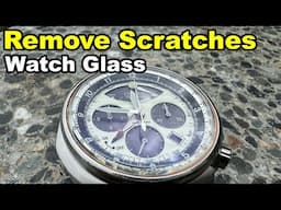 How remove scratches on watch - mineral glass with cerium oxide