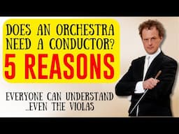 Does an orchestra need a conductor 5 REASONS everyone can understand...even the violas 🤣