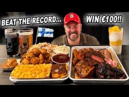 Eat Miller’s €140 "Impossible" Finnish BBQ Platter Challenge the Fastest and Win €100 Cash!!