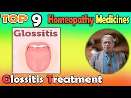 Glossitis: Symptoms and #homeopathy medicines -- Dr P S Tiwari