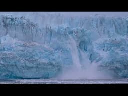 Hubbard Glacier Calving September 16, 2024. Viking Orion