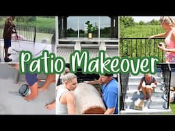 PATIO MAKEOVER 2024 / PATIO MAKEOVER IDEAS / PATIO TRANSFORMATION