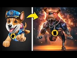 Paw Patrol vs. FNAF: The Ultimate Battle! 🐶👾 See Cute Pups Transform into Terrifying Monsters!