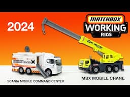 2024 Matchbox Working Rigs MBX Mobile Crane and Scania Tactical Command Center - Unboxing and Review