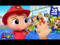 Finger Family Playground | Little Angel Kids TV Shows Full Episodes