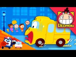 Help the School Bus | Rescue Car Buddies | Cartoon | REDMON