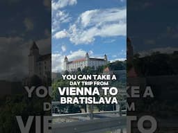 Day trip to Bratislava from Vienna for only 18 Euros!