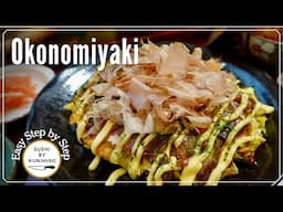 How to make delicious Okonomiyaki (Japanese savory pancake) step-by-step guide