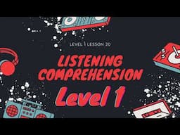 Listening Comprehension Level 1 Lesson 20 Story and Questions about Sunrise and Sunset