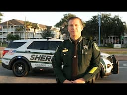 Sheriff Mina briefs the community on a deputy involved shooting on Central Florida Parkway