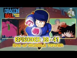 DRAGON BALL series TELUGU Episodes 38 - 41 | End of MUSCLE TOWER arc |Telugu Anime Sensei