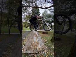 What technique would you use to clear this rock? #mtb