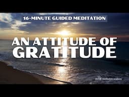 An Attitude of Gratitude : 16-Minute Guided Meditation | davidji