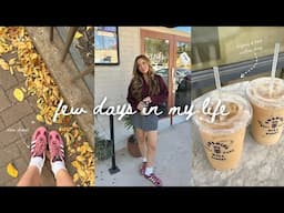 few days vlog 🧦☕️🍂 | fall clothing haul, home updates, current reads