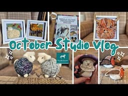 STUDIO VLOG #47 - My own blends of wool, Patreon news, new tutorials & preparing for a large event!