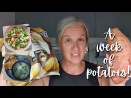 7 DAY Potato Reset / Mary's Mini Challenge | Grocery Haul & Day 1 Meals | Starch Solution WFPB Reset