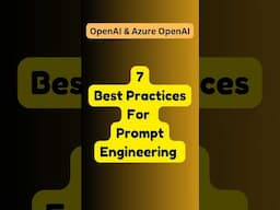 Prompt Engineering best practices #shorts #ai #chatgpt