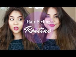 FRIZZY TO FLEEKY | MY HAIR STYLING ROUTINE!