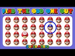 Find the ODD One Out - Super Mario Edition 🍄 Quiz Shiba