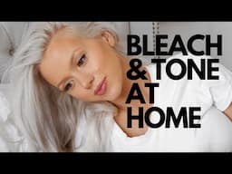 HOW TO GET PLATINUM BLONDE HAIR AT HOME