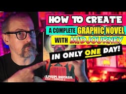 MIDJOURNEY - How To Create a Complete Graphic Novel in ONE Day