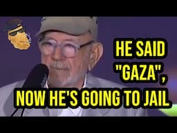 Jewish Actor Protests for Gaza - Zionists Report Him To Police