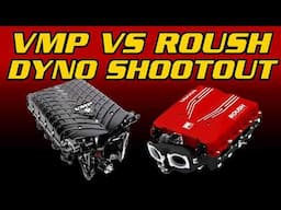 DYNO SHOOTOUT!  VMP Gen 6 3.0 L Stage 2 Kit vs. Roush Phase 2 Supercharger Kit  ||  '24 Mustang GT