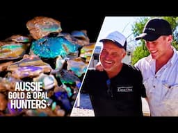 The Cheals Dig Out Glistening Opal Worth $75,000! | Outback Opal Hunters