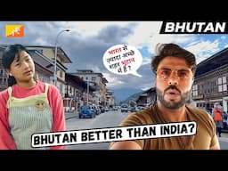 Is BHUTAN better than INDIA? Paro Town Tour in Bhutan 🇧🇹