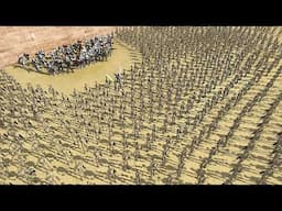 Every CLONE COMMANDER Surrounded by 10,000 General Grievous Army! - Men of War: Star Wars Mod