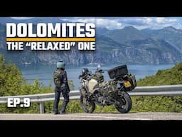 SO MANY FUN CURVES - a RELAXED ride around LAKE GARDA - DOLOMITES Italy motorcycle solo trip - EP9