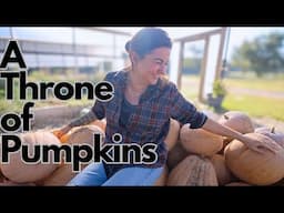 It's not waste (A throne of pumpkins) | VLOG