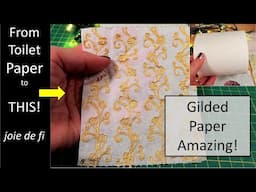 TOILET PAPER TRANSFORMATION 😮 Luxury Effect ⭐ Junk Journal Tutorial