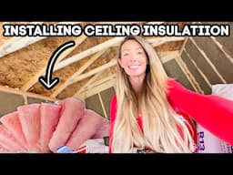 IS THIS RIGHT?! - CEILING INSULATION in the SHE SHED